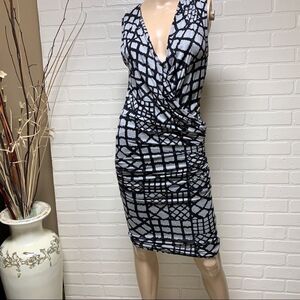 NWT Tracy Reese Bodycon Wrap Front Sexy Dress Size Small